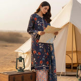 3PC Unstitched Printed Silk Lawn Suit (SUNS7ASI334)