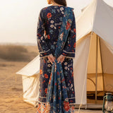 3PC Unstitched Printed Silk Lawn Suit (SUNS7ASI334)