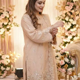 3PC Unstitched Cambric Embroidered Suit (SSW6U3P882)