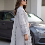 3PC Stitched Cambric Embroidered Suit (PML3PBC292)