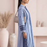 3PC Stitched Embroidered Suit (EUAL3PELP181)