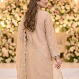 3PC Unstitched Cambric Embroidered Suit (SSW6U3P882)