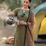 3PC Unstitched Printed Silk Lawn Suit (SUNS7ASI333)