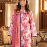 3PC Unstitched Printed Silk Lawn Suit (SUNS7ASI369)