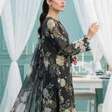 3PC Unstitched Lawn Printed Embroidered Suit (SUNS8FS212)