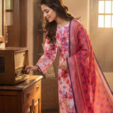 3PC Unstitched Printed Silk Lawn Suit (SUNS7ASI369)