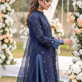 3PC Unstitched Cambric Embroidered Suit (SSW6U3P880)