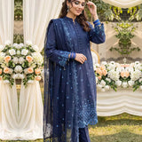 3PC Unstitched Cambric Embroidered Suit (SSW6U3P880)
