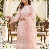 3PC Unstitched Cambric Embroidered Suit (SSW6U3P879)