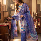 3PC Unstitched Printed Silk Lawn Suit (SUNS7ASI368)