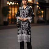 2PC Stitched Cambric Embroidered Suit (PML2PBC289)