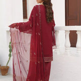3PC Unstitched Festive Embroidered Suit (SUNW7CH115)
