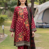 3PC Unstitched Printed Silk Lawn Suit (SUNS7ASI330)