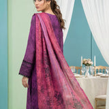 3PC Unstitched Lawn Printed Embroidered Suit (SUNS8FS204)