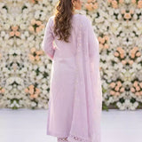 3PC Unstitched Cambric Embroidered Suit (SSW6U3P878)