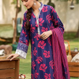 3PC Unstitched Printed Silk Lawn Suit (SUNS7ASI329)
