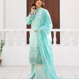 3PC Unstitched Festive Embroidered Suit (SUNW7CH108)