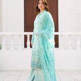 3PC Unstitched Festive Embroidered Suit (SUNW7CH108)