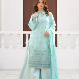 3PC Unstitched Festive Embroidered Suit (SUNW7CH108)