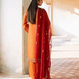 3PC Unstitched Festive Embroidered Suit (SUNW7JI111)