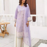 3PC Unstitched Festive Embroidered Suit (SUNW7CH102)