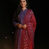 3PC Unstitched Printed Silk Lawn Suit (SUNS7ASI326)