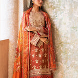 3PC Unstitched Festive Embroidered Suit (SUNW7JI110)