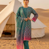 3PC Unstitched Printed Silk Lawn Suit (SUNS7ASI325)