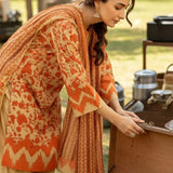 3PC Unstitched Printed Silk Lawn Suit (SUNS7ASI324)