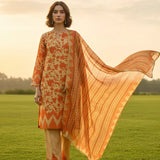 3PC Unstitched Printed Silk Lawn Suit (SUNS7ASI324)