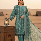 3PC Unstitched Printed Silk Lawn Suit (SUNS7ASI323)