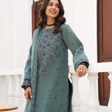 3PC Unstitched Festive Embroidered Suit (SUNW7CH112)