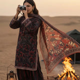 3PC Unstitched Printed Silk Lawn Suit (SUNS7ASI322)