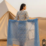 3PC Unstitched Printed Silk Lawn Suit (SUNS7ASI320)