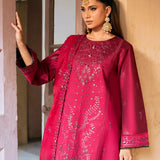 3PC Unstitched Festive Embroidered Suit (SUNW7JI101)