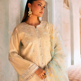 3PC Unstitched Festive Embroidered Suit (SUNW7JI098)