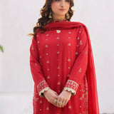 3PC Unstitched Festive Embroidered Suit (SUNW7CH109)