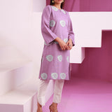 1pc - Stitched Basic Signature Embroidered Texture Lawn Shirt