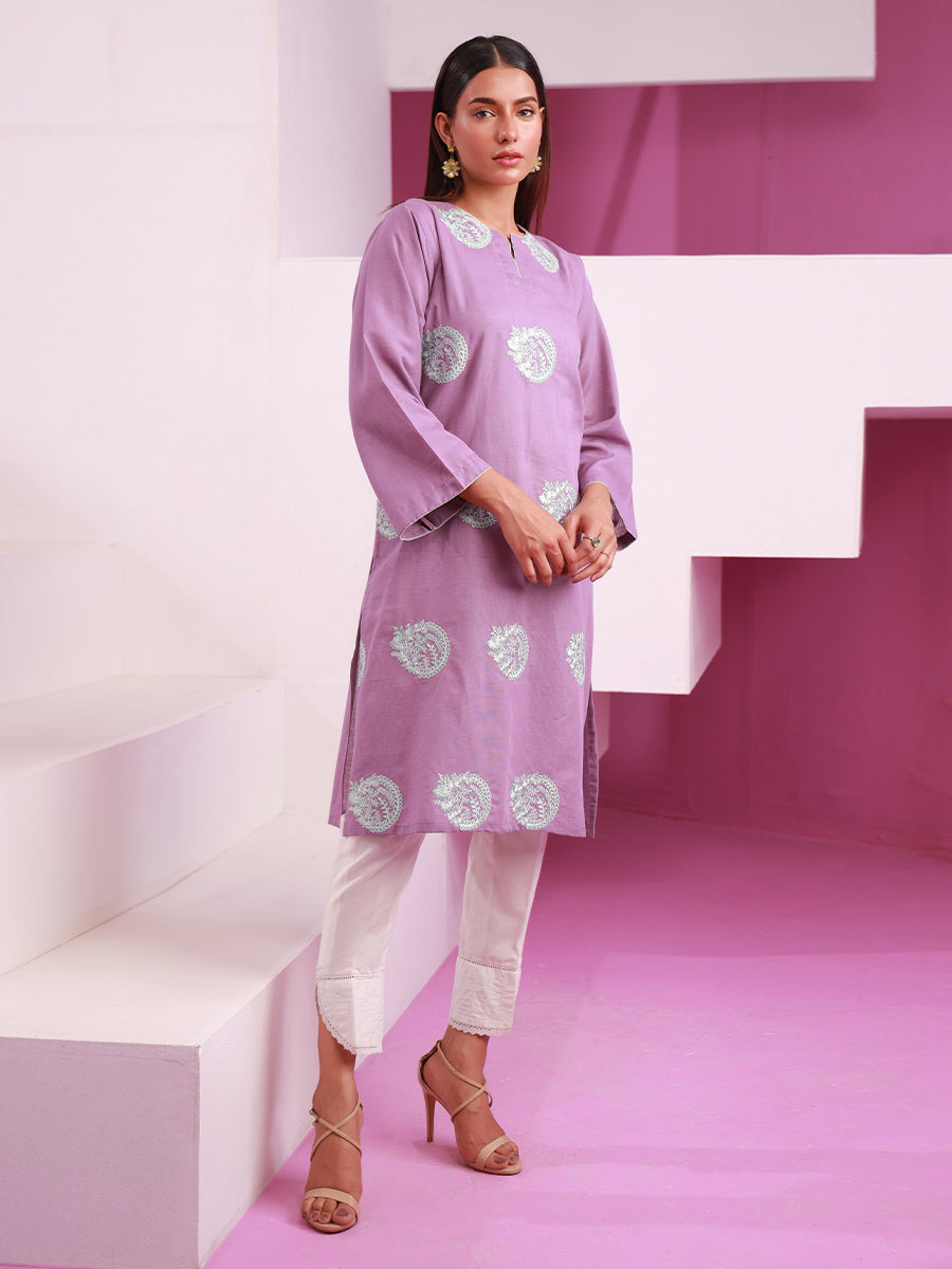 1pc - Stitched Embroidered Pret