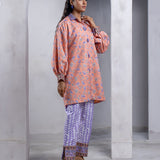 2pc Unstitched Printed Dobby Silk Lawn