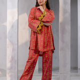 2pc Unstitched Printed Dobby Silk Lawn