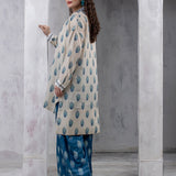 2pc Unstitched Printed Dobby Silk Lawn