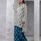 2pc Unstitched Printed Dobby Silk Lawn