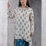 2pc Unstitched Printed Dobby Silk Lawn