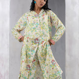 2pc Unstitched Printed Dobby Silk Lawn