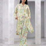 2pc Unstitched Printed Dobby Silk Lawn