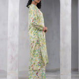 2pc Unstitched Printed Dobby Silk Lawn