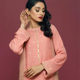 2PC Stitched Chiffon Embroidered Suit