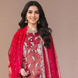 3PC FESTIVE FORMAL EMBROIDERED SUIT