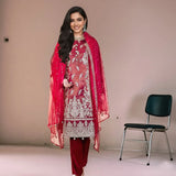 3PC FESTIVE FORMAL EMBROIDERED SUIT